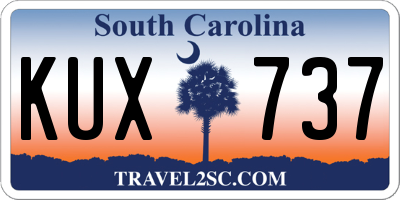 SC license plate KUX737
