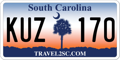 SC license plate KUZ170