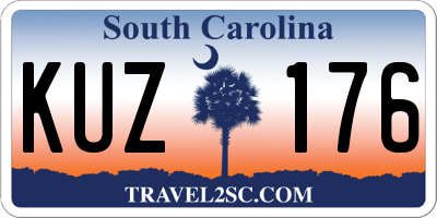 SC license plate KUZ176