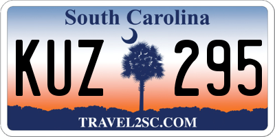 SC license plate KUZ295
