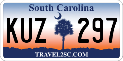 SC license plate KUZ297