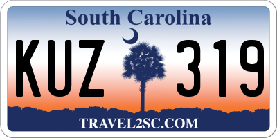 SC license plate KUZ319