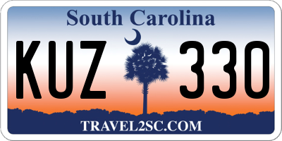 SC license plate KUZ330