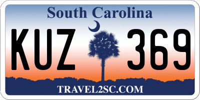 SC license plate KUZ369
