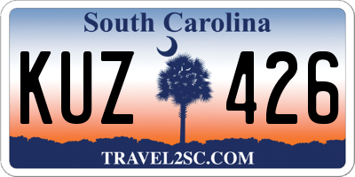 SC license plate KUZ426