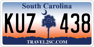 SC license plate KUZ438