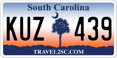 SC license plate KUZ439