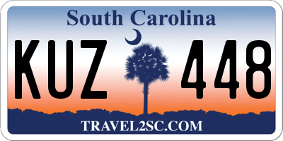 SC license plate KUZ448