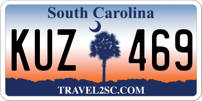 SC license plate KUZ469