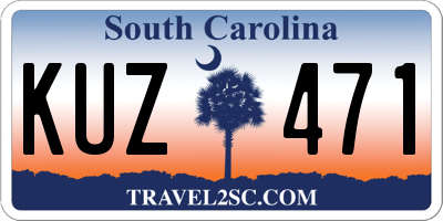 SC license plate KUZ471