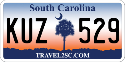 SC license plate KUZ529