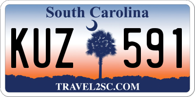 SC license plate KUZ591