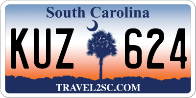 SC license plate KUZ624