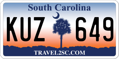 SC license plate KUZ649