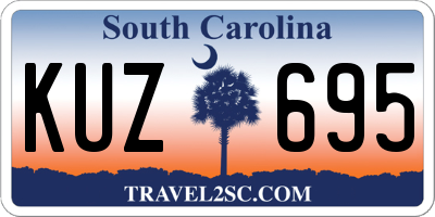 SC license plate KUZ695