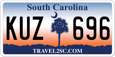 SC license plate KUZ696