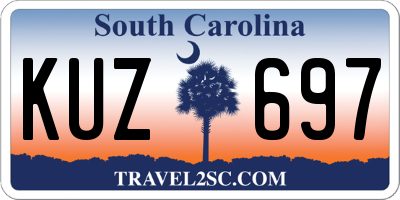 SC license plate KUZ697
