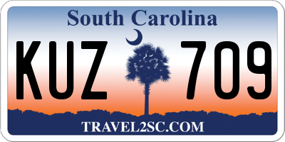SC license plate KUZ709
