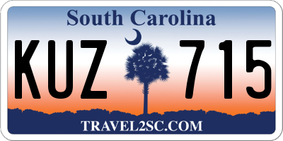 SC license plate KUZ715