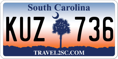 SC license plate KUZ736