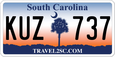 SC license plate KUZ737