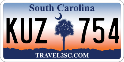 SC license plate KUZ754