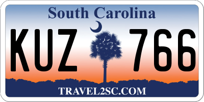 SC license plate KUZ766