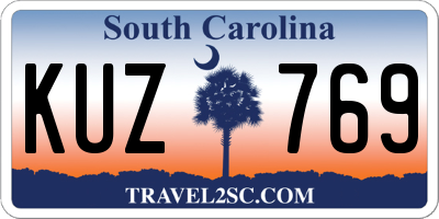 SC license plate KUZ769