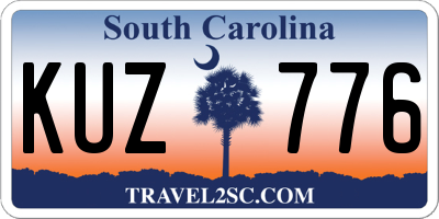 SC license plate KUZ776
