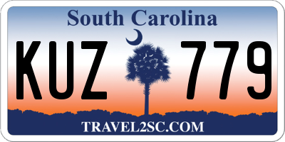 SC license plate KUZ779