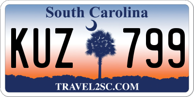 SC license plate KUZ799
