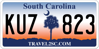 SC license plate KUZ823
