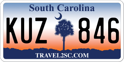 SC license plate KUZ846
