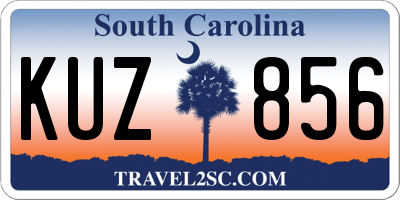 SC license plate KUZ856