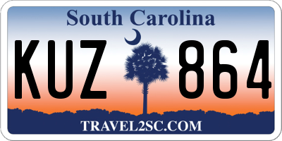 SC license plate KUZ864