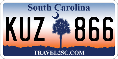 SC license plate KUZ866