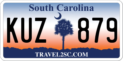 SC license plate KUZ879