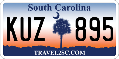 SC license plate KUZ895