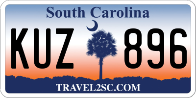 SC license plate KUZ896