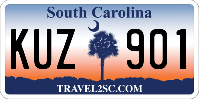 SC license plate KUZ901