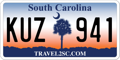 SC license plate KUZ941