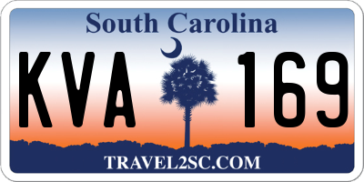 SC license plate KVA169