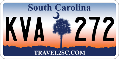 SC license plate KVA272