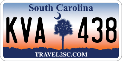 SC license plate KVA438