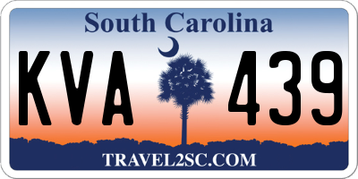 SC license plate KVA439