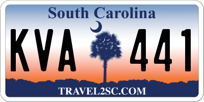 SC license plate KVA441