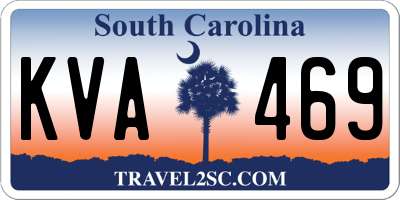 SC license plate KVA469