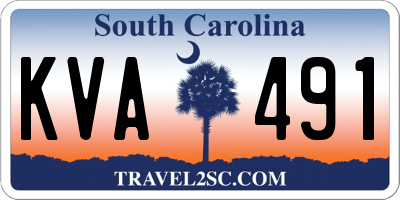 SC license plate KVA491
