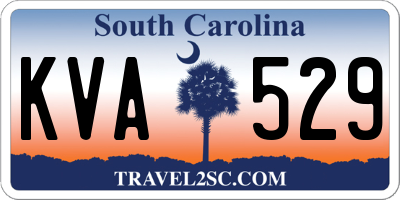 SC license plate KVA529