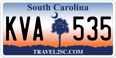 SC license plate KVA535